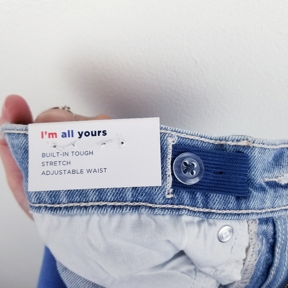 Old Navy #557180 High-Waisted Cut-Off Jean Bermuda Shorts for Girls NWT - Picture 5 of 12